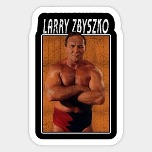 Vintage Wwe Larry Zbyszko Sticker